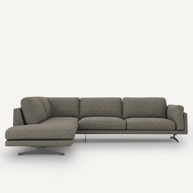 Am.pm Ecksofa César, Tweed-optik