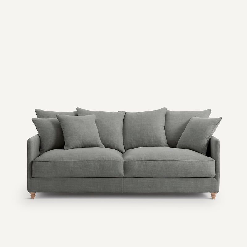 Am.pm 3-sitzer-sofa, Umwandelbar, Aus Baumwolle Und Leinen, Lazare