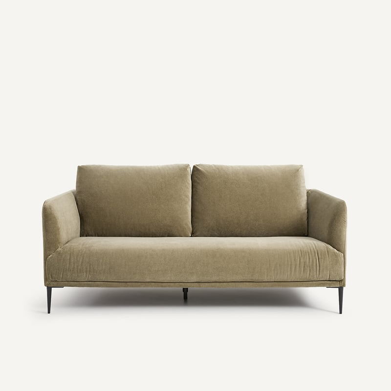Am.pm X Emmanuel Gallina Kompaktes Sofa Aus Leinenvelours, Oscar