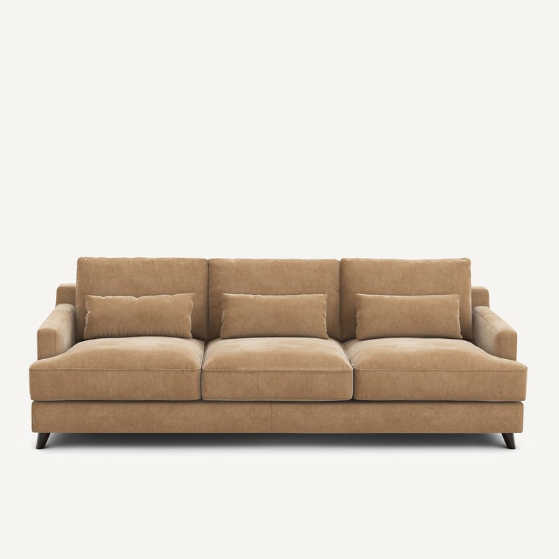 Am.pm 3- Oder 4-sitzer-sofa, Stonewashed Velours, Alwine