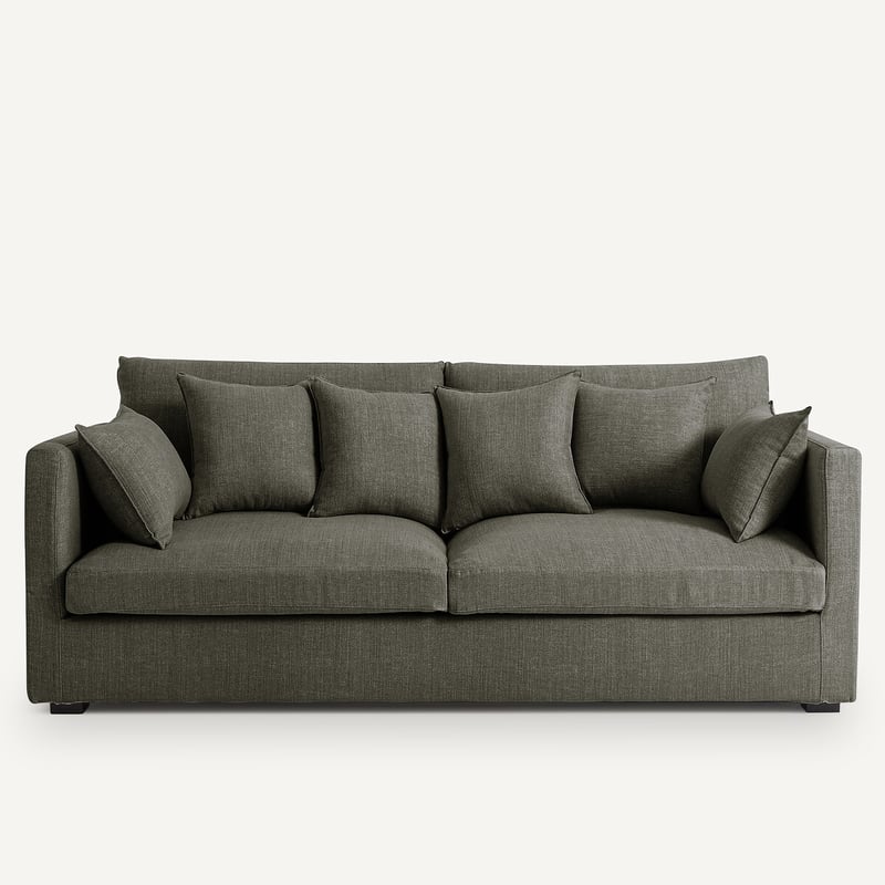 Am.pm Sofa, 3-, 4- Oder 5-sitzer, Aus Baumwolle Und Leinen, Néo Kinkajou