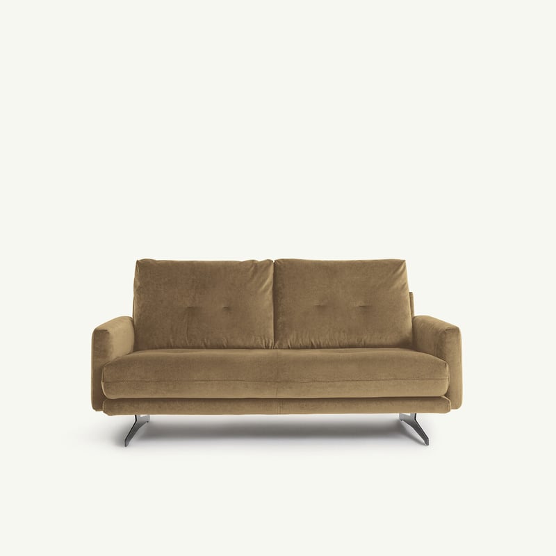 Am.pm 2-sitzer-sofa Aus Leinenvelours, Delicato