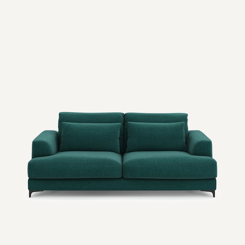 Am.pm 3-sitzer-sofa, Umwandelbar, Aus Jaspé-stoff, Marsile