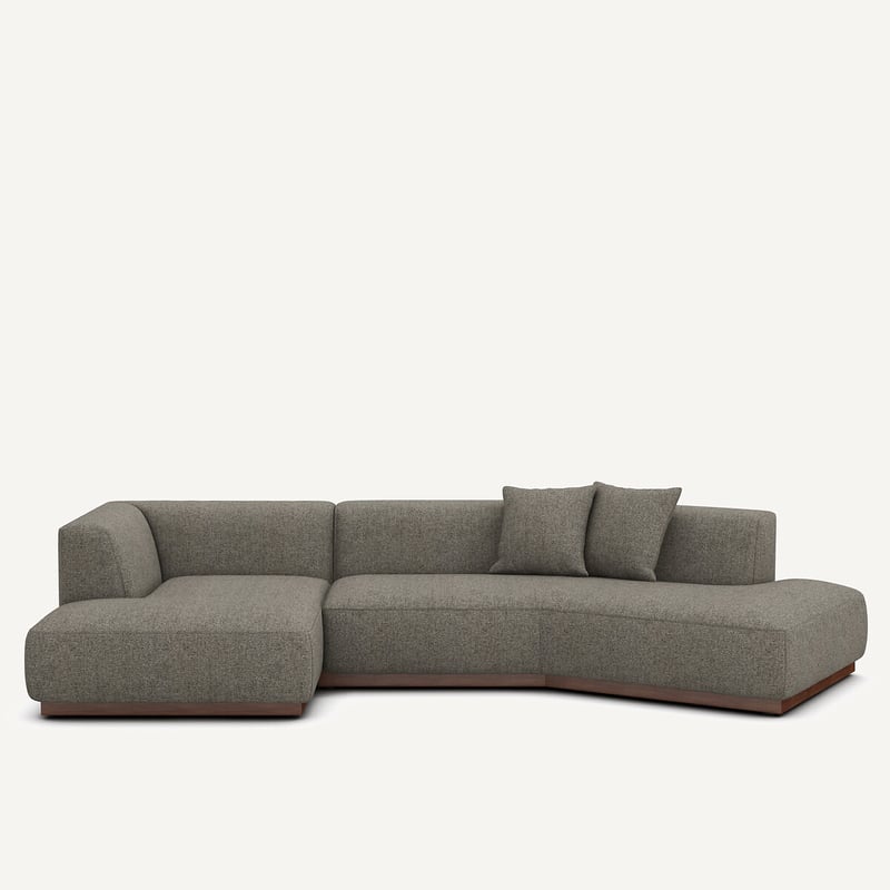 Am.pm Offenes Linkes Ecksofa In Tweed, Jacopo