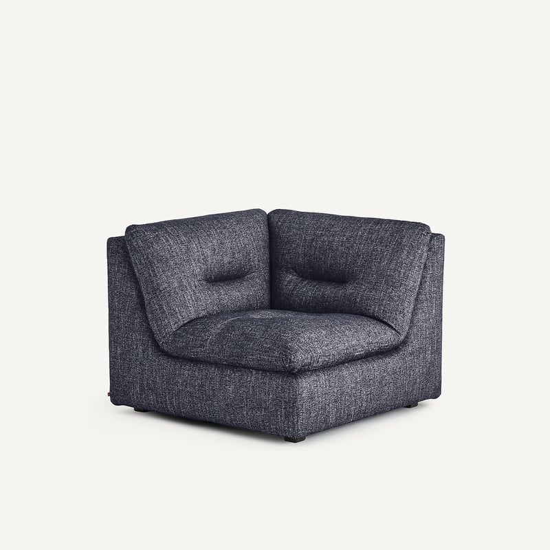 Am.pm Modularer 90°-winkel Aus Meliertem Stoff, Giuliano