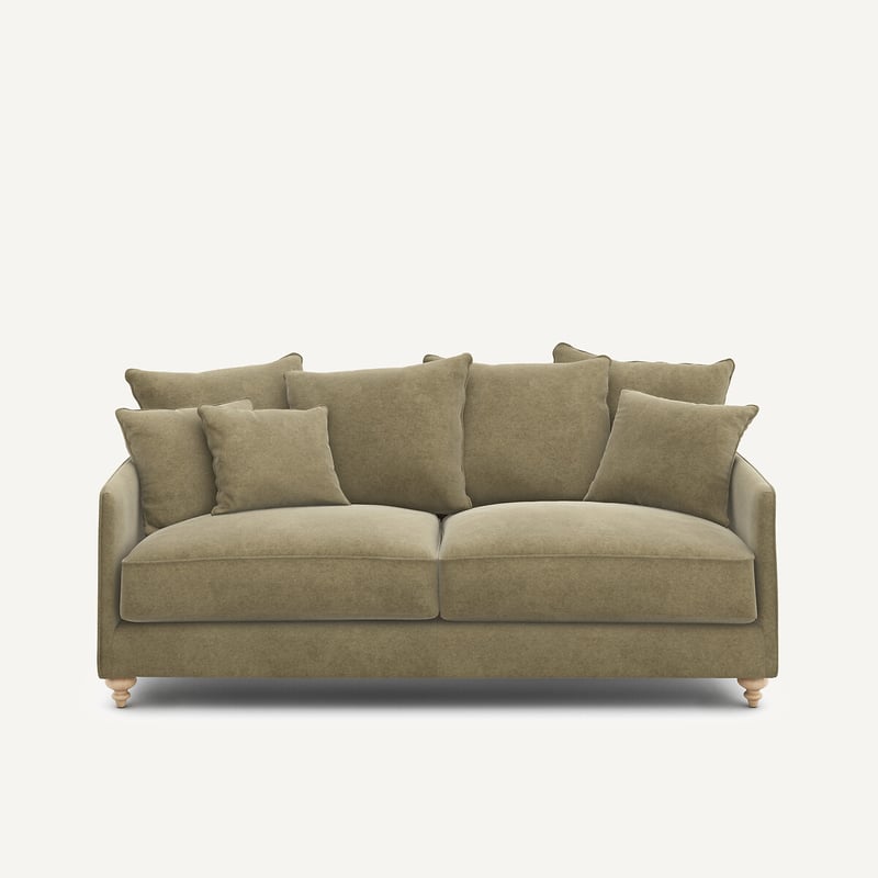 Am.pm 3-sitzer-sofa, Umwandelbar, Leinenvelours, Lazare