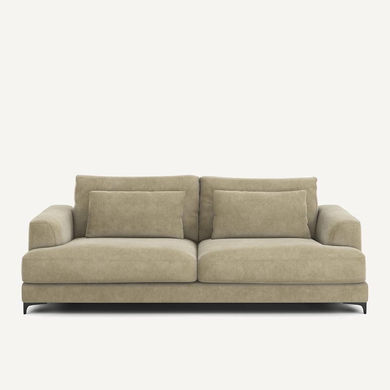 Am.pm 4-sitzer-schlafsofa Marsile, Samt Stonewashed