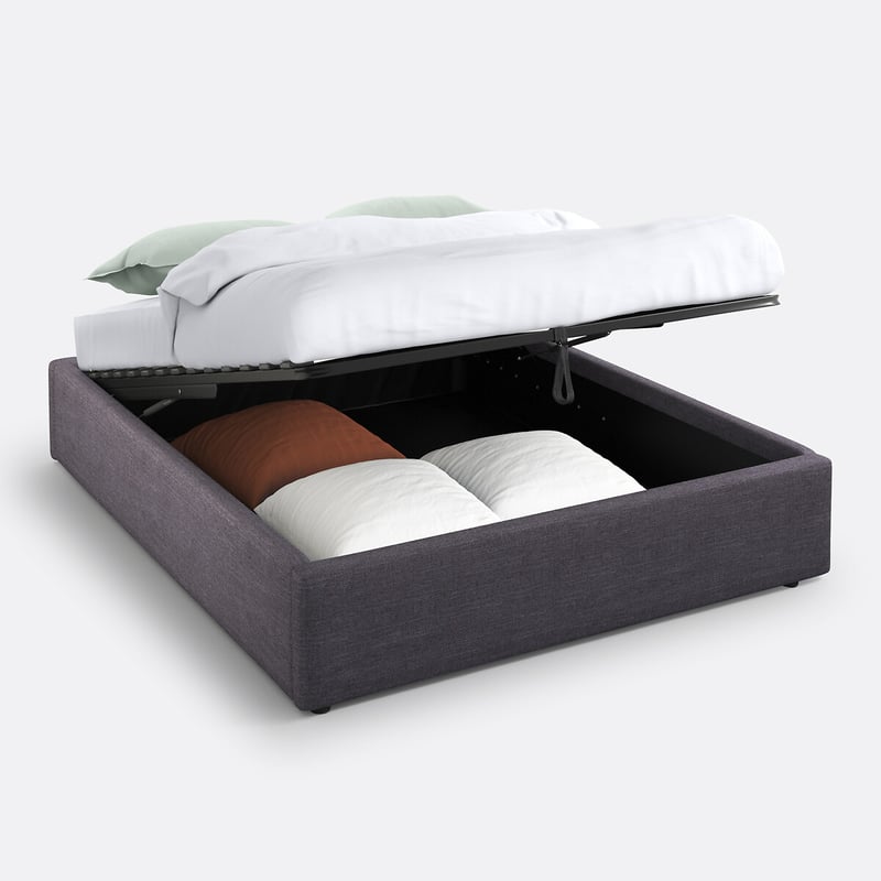Kastenbett Papilla Mit Hochklappbarem Lattenrost