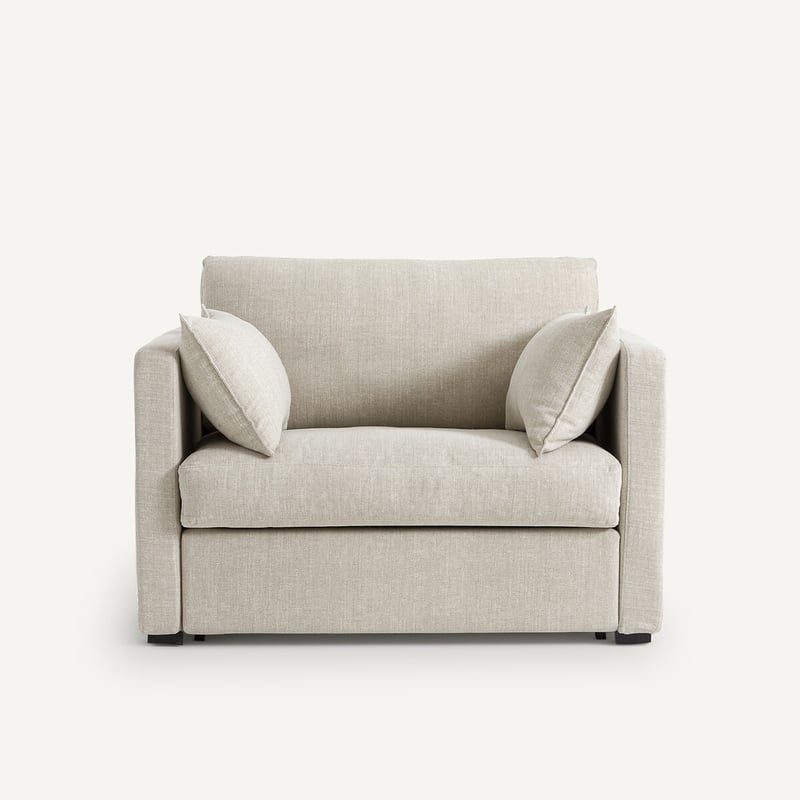 Am.pm 2-sitzer-sofa, Umwandelbar, Aus Baumwolle/leinen, Néo Kinkajou