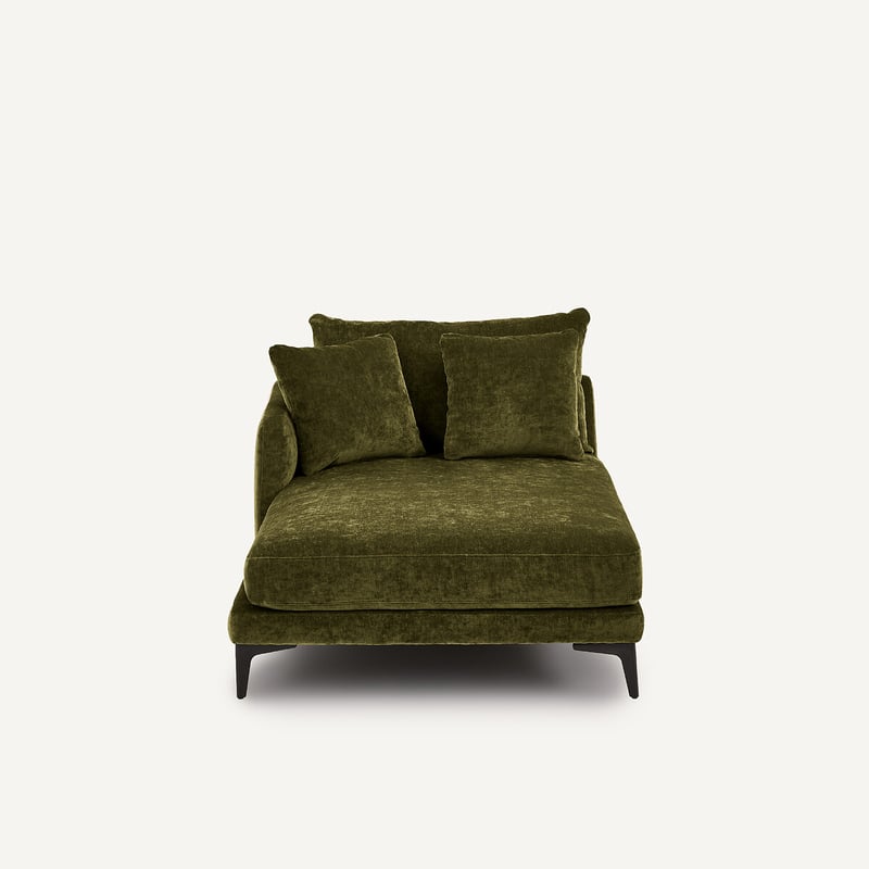 Am.pm X Emmanuel Gallina Chaiselongue Aus Veloursmischgewebe, Moderniste, Design: Emmanuel Gallina