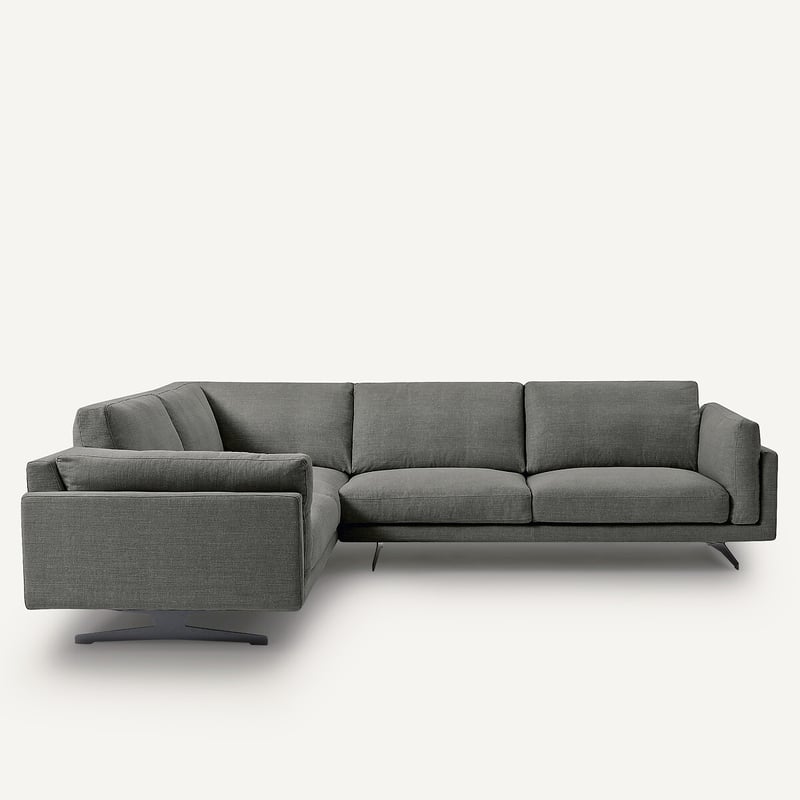 Am.pm Ecksofa César, Baumwolle/leinen