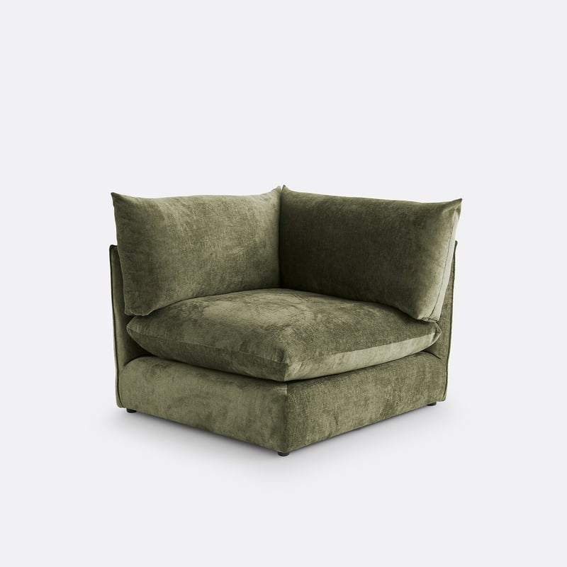 Eckelement Malo, Für Modulares Sofa, Aus Struktursamt