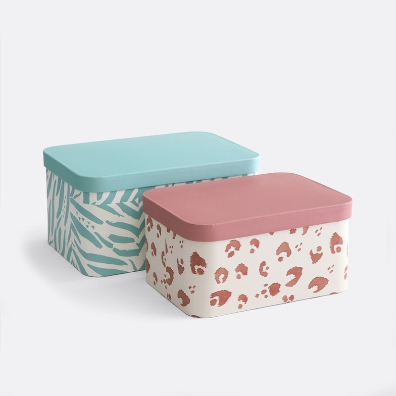 La Redoute Interieurs 2er-set Gigognan Boxen Mit Deckel, Javad