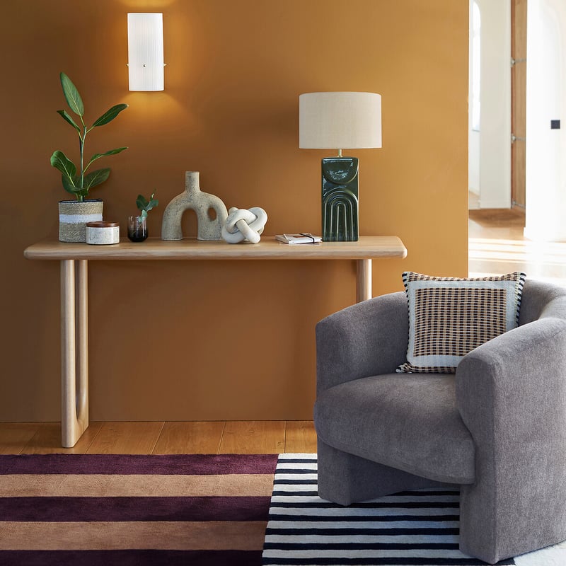 La Redoute Interieurs Konsole, Massive Eiche Und Eichenfurnier L140 Douve