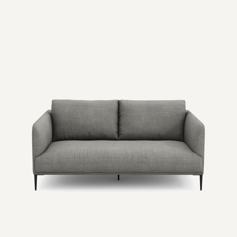 Am.pm X Emmanuel Gallina Kompaktes Sofa Aus Baumwolle Und Leinen, Oscar, Design Emmanuel Gallina