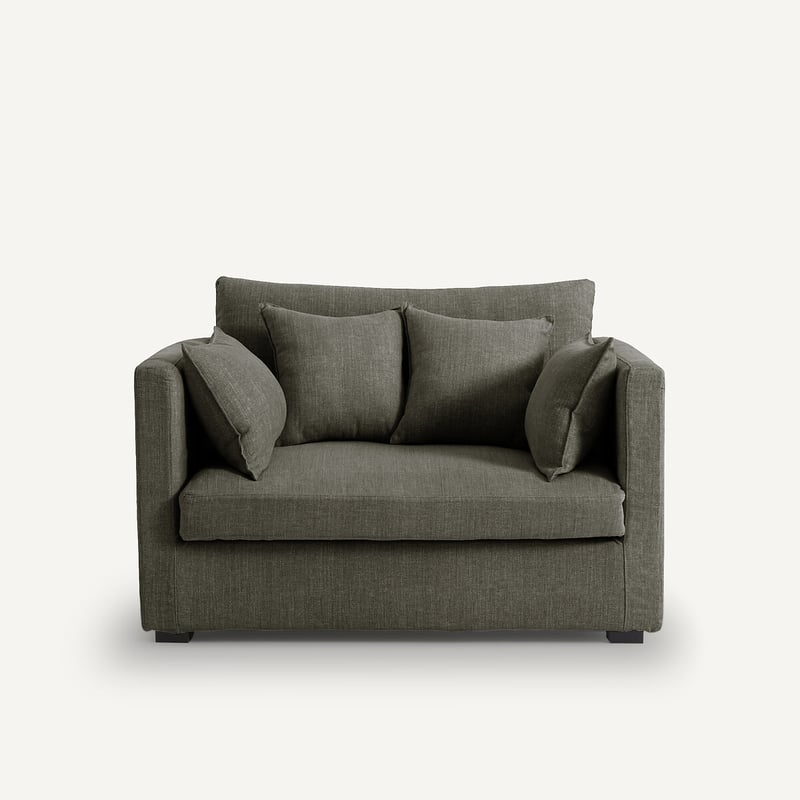 Am.pm 2-sitzer-sofa, Aus Baumwolle Und Leinen, Néo Kinkajou