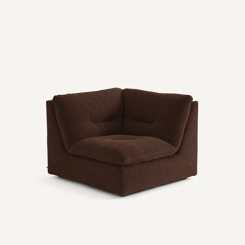 Am.pm Modularer 90°-winkel Aus Chenille-velours, Giuliano