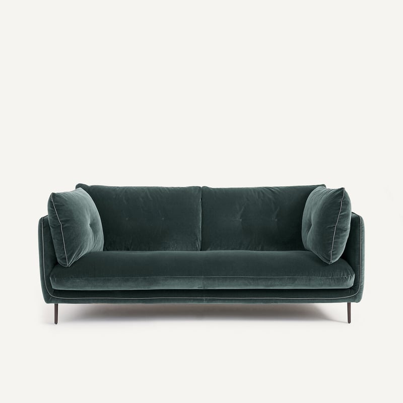 Am.pm Kompaktes Sofa Aus Samt, Botero