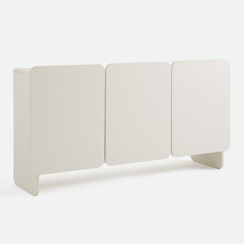 La Redoute Interieurs Mattlackiertes Sideboard Cesco, 3 Türen