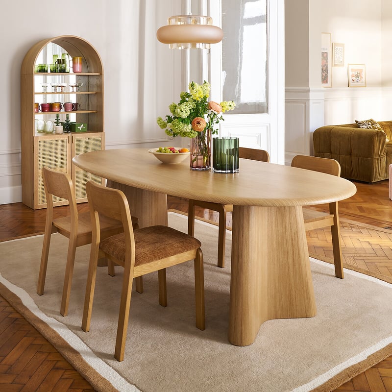 Esstisch  William, Oval, Aus Eichenfurnier, 6 Bis 8 Gedecke