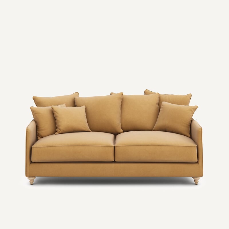 Am.pm 3-sitzer-sofa, Umwandelbar, Leinenvelours, Lazare
