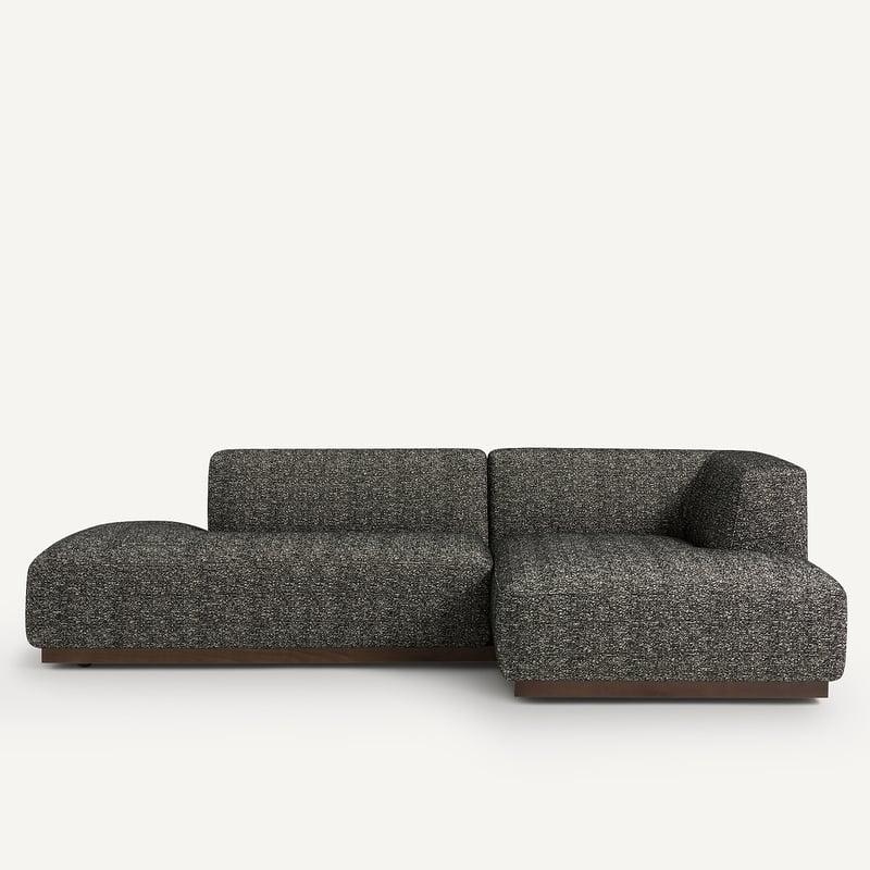 Am.pm Xl-ecksofa Jacopo Mit Ecke Rechts, Bouclé