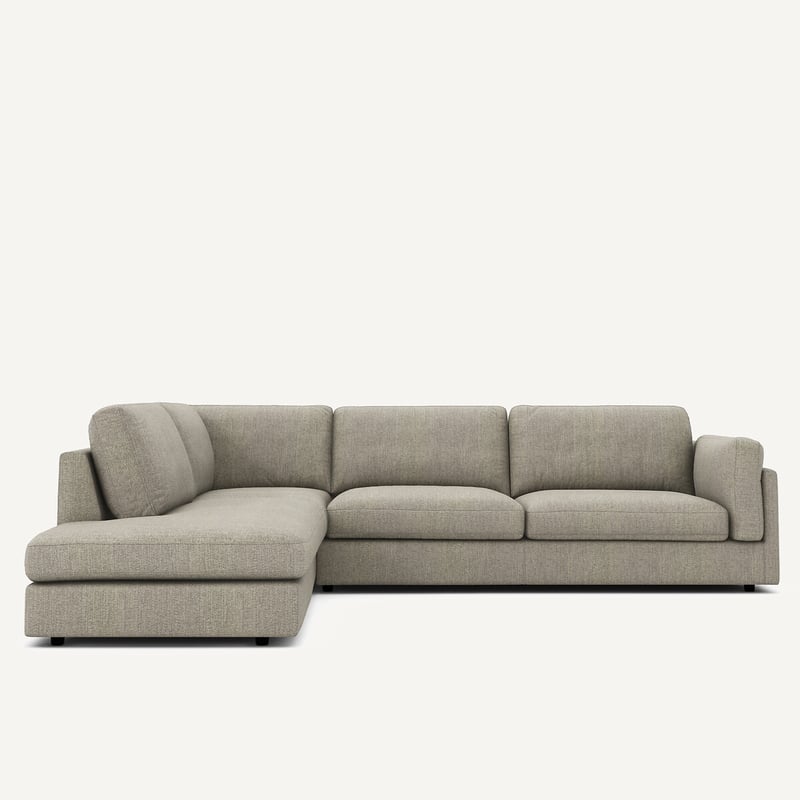 Am.pm Ecksofa Mit Chaiselongue Aus Tweed, César