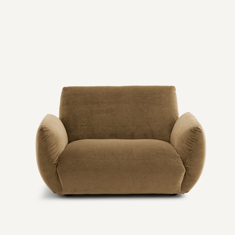 Am.pm Sessel Aus Leinenvelours, Spogano