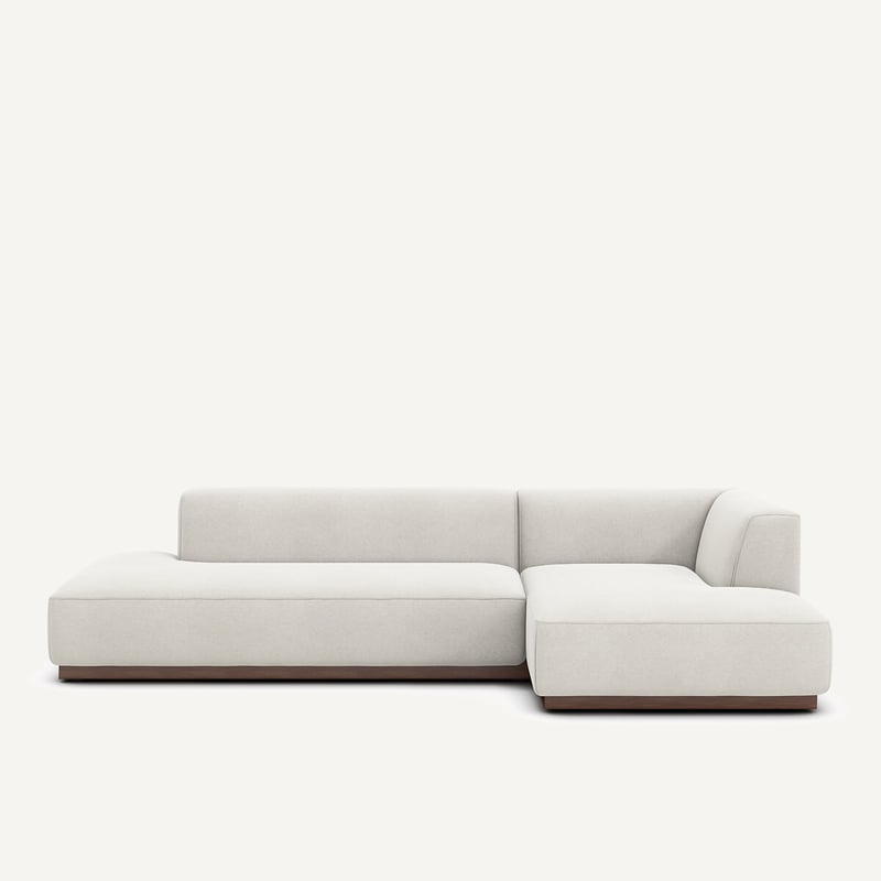 Am.pm Gerades Ecksofa Xl In Leinenvelours, Jacopo