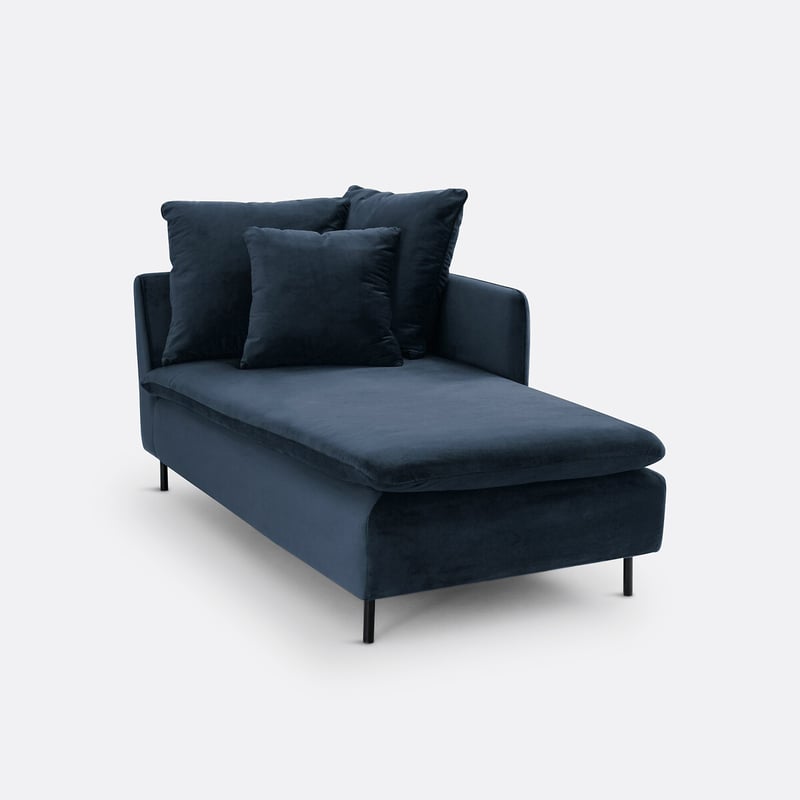 Récamierenmodul Ivete, Samt, 179 Cm
