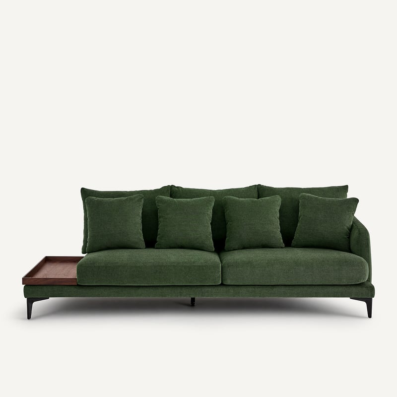 Am.pm X Emmanuel Gallina Halbsofa Mit Tablett, Polyester-mischgewebe, Moderniste, Design Emmanuel Gallina