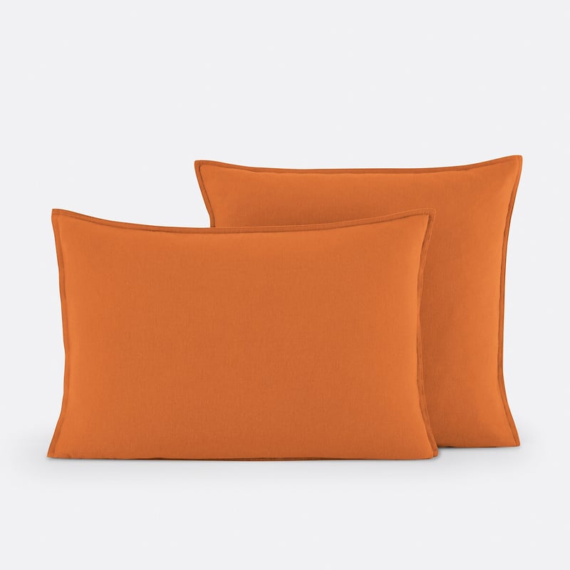La Redoute Interieurs Kissenbezug Clara, Baumwollflanell