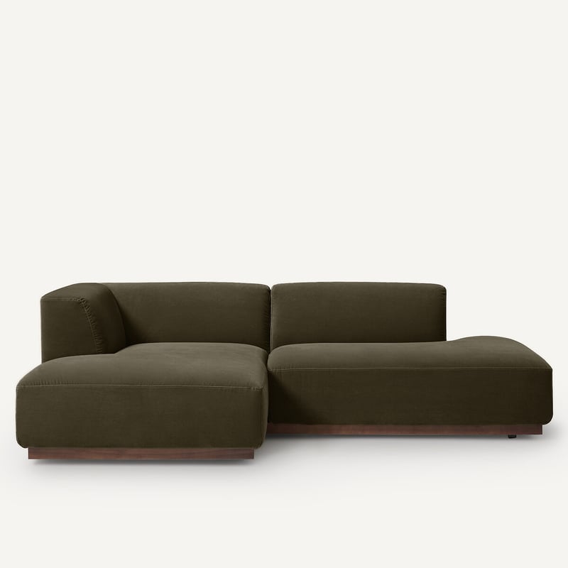 Am.pm Ecksofa Jacopo Mit Ecke Links, Samt