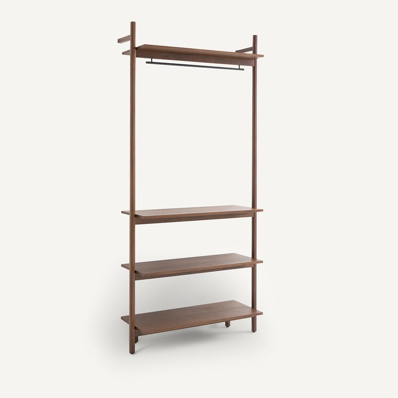 Am.pm Kleiderschrank Für Ankleidezimmer, Walnuss Und Furniert, Rory