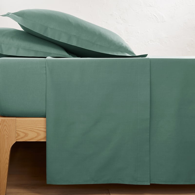 La Redoute Interieurs Unifarbenes Leintuch Aus Polybaumwolle Scenario