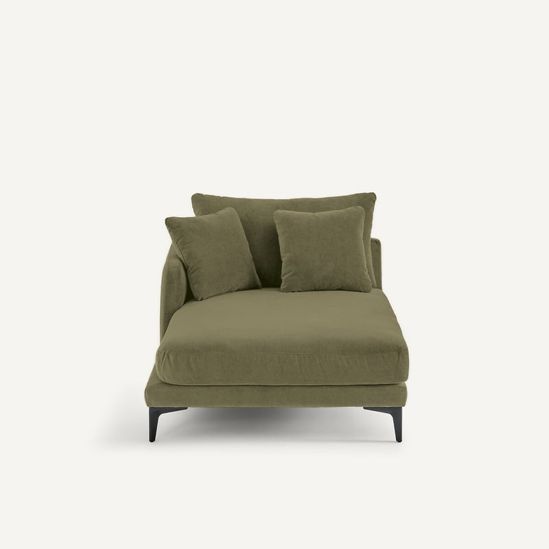 Am.pm X Emmanuel Gallina Chaiselongue Aus Stone-samt, Moderniste, Design: Emmanuel Gallina