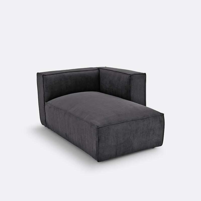 Meridianelement Seven Für Modulares Sofa, Aus Cordsamt