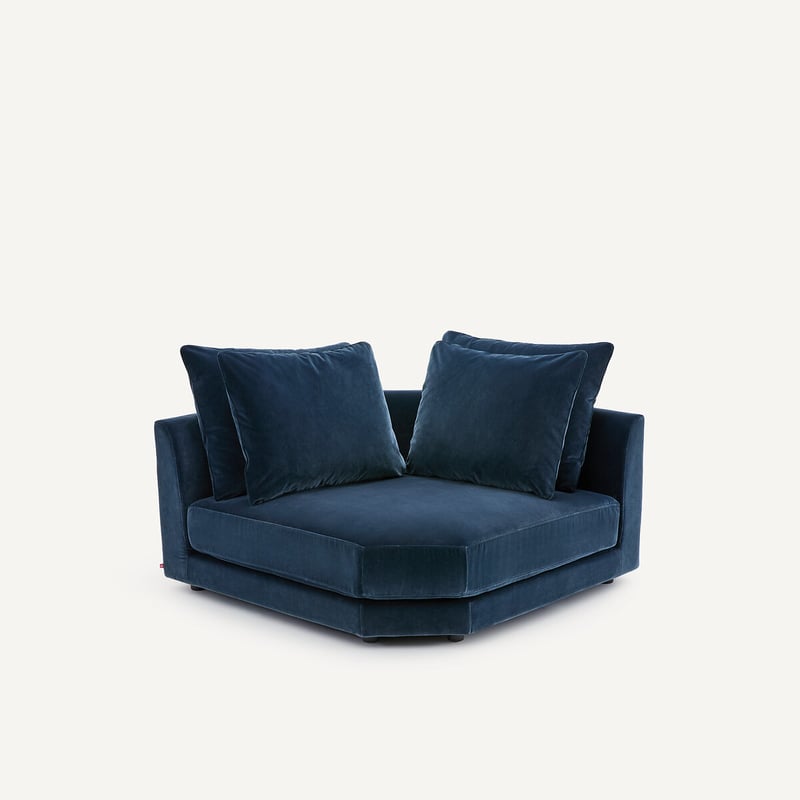 Am.pm Modulares Ecksofa Aus Samt, Tiberio