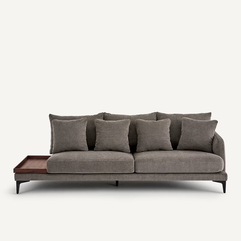 Am.pm X Emmanuel Gallina Halbsofa Mit Tablett, Polyester-mischgewebe, Moderniste, Design Emmanuel Gallina