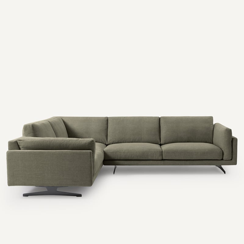 Am.pm Ecksofa César, Baumwolle/leinen