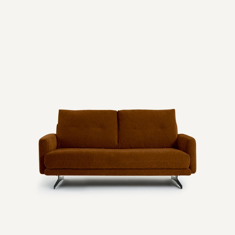 Am.pm 2-sitzer-sofa Aus Chenille-velours, Delicato