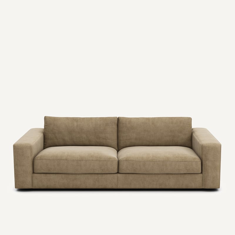 Am.pm Sofa Aus Stonewashed Velours, Skander