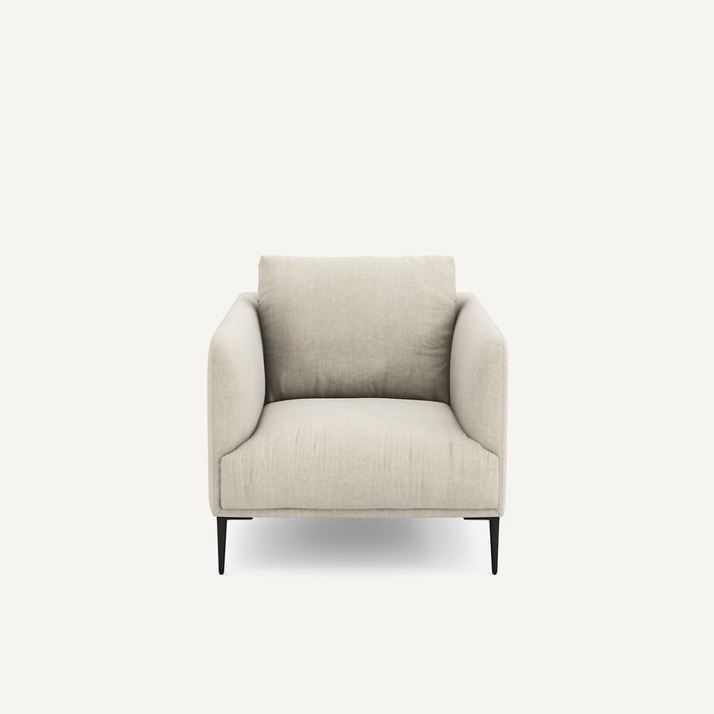 Emmanuel Gallina X Am.pm Sessel Aus Baumwolle Und Leinen, Oscar, Design Emmanuel Gallina