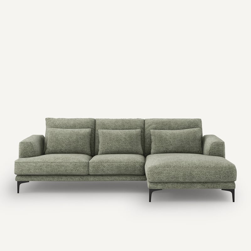 Am.pm Ecksofa Marsile Mit Ecke Rechts, Strukturbaumwolle