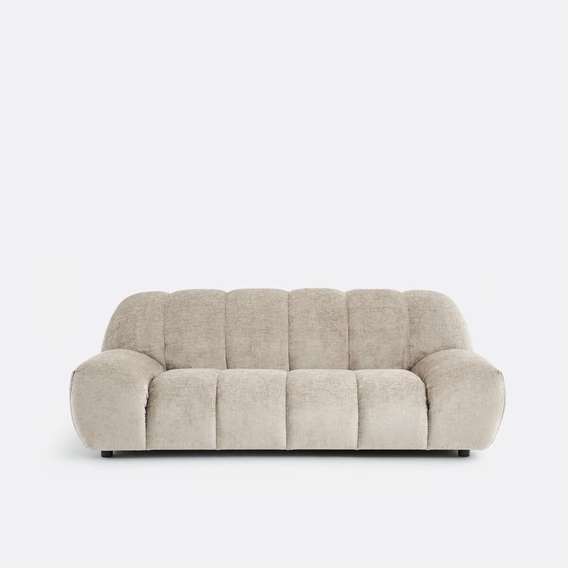 3-sitzer-sofa Aus Dickem Samt, Nuria