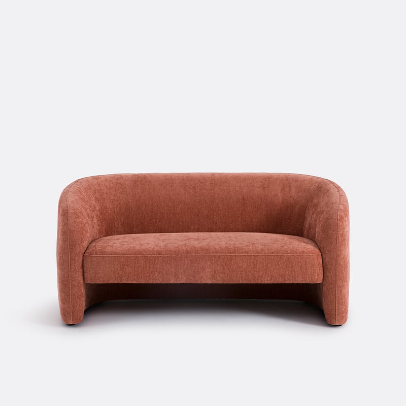 Feines Chenille-sofa 2-sitzer, Landine