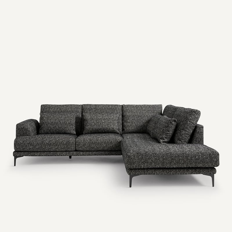 Am.pm Ecksofa Marsile Mit Ecke Rechts, Bouclé