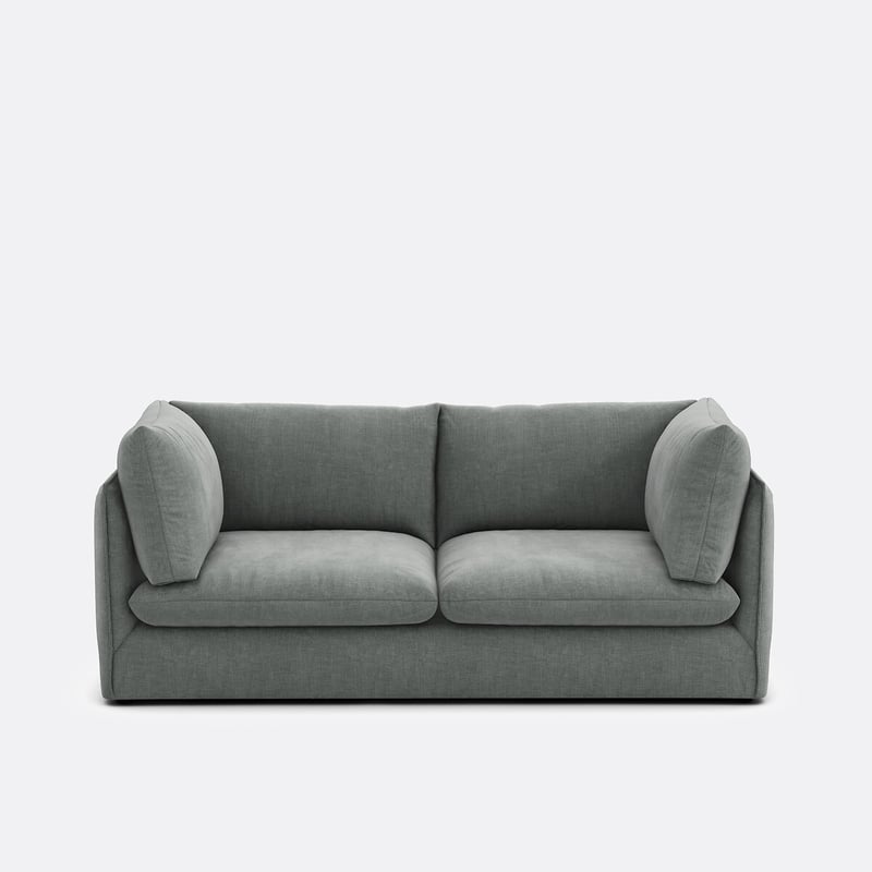 Gerades Sofa, 3-sitzer, Strukturstoff, Malo