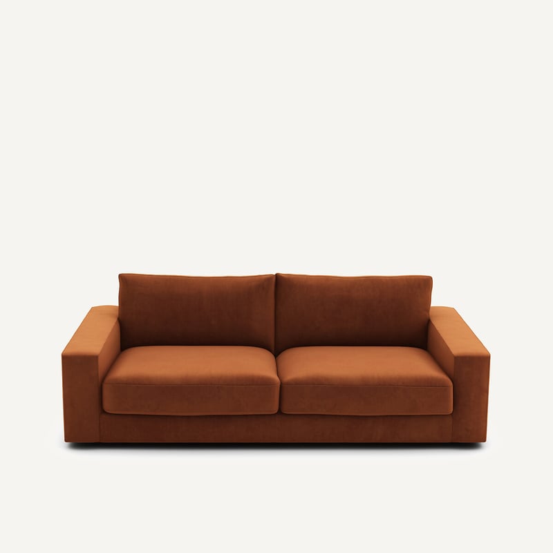 Am.pm 3-sitzer-sofa, Samt, Skander