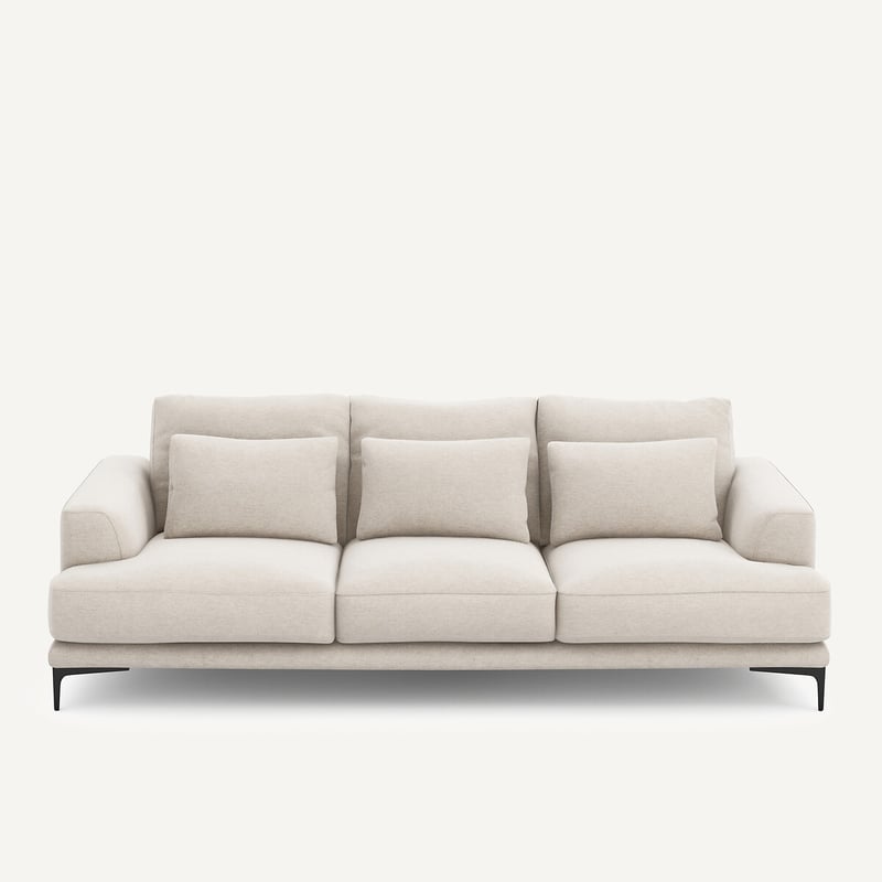 Am.pm 4-sitzer-sofa, Aus Meliertem Leinen, Marsile